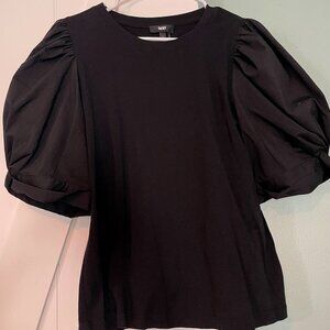 DKNY Puff Sleeve Top Size Large